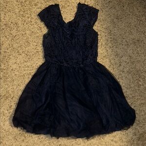 Elegant Navy Blue Women’s Dress